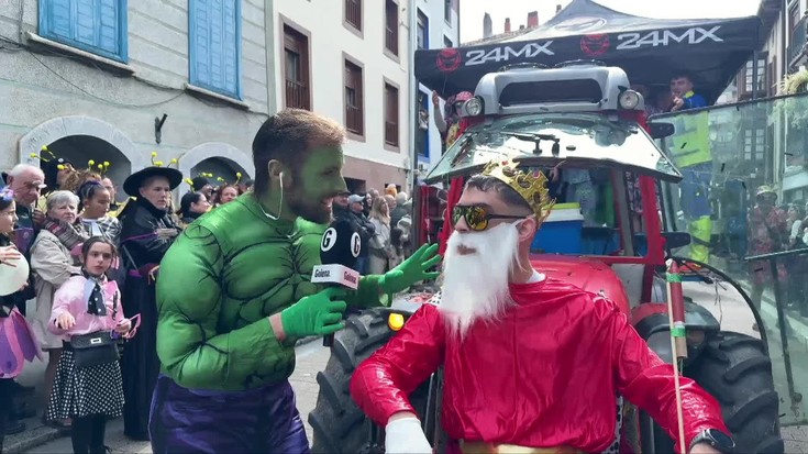 Aterkin barik, mozorro koloretsuekin ospatu dituzte Aretxabaletan Aratusteak