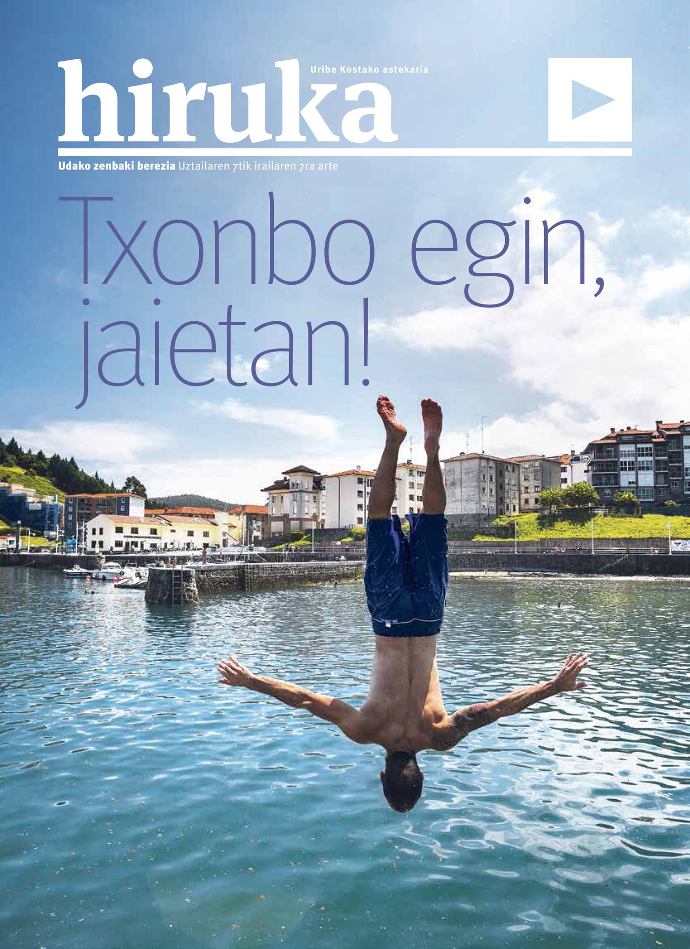 ‘Hiruka’ astekariaren ‘Txonbo egin’, portadarik onena