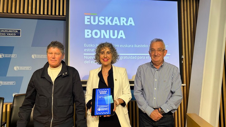 Eusko Jaurlaritzak 'Euskara bonua' aurkeztu du