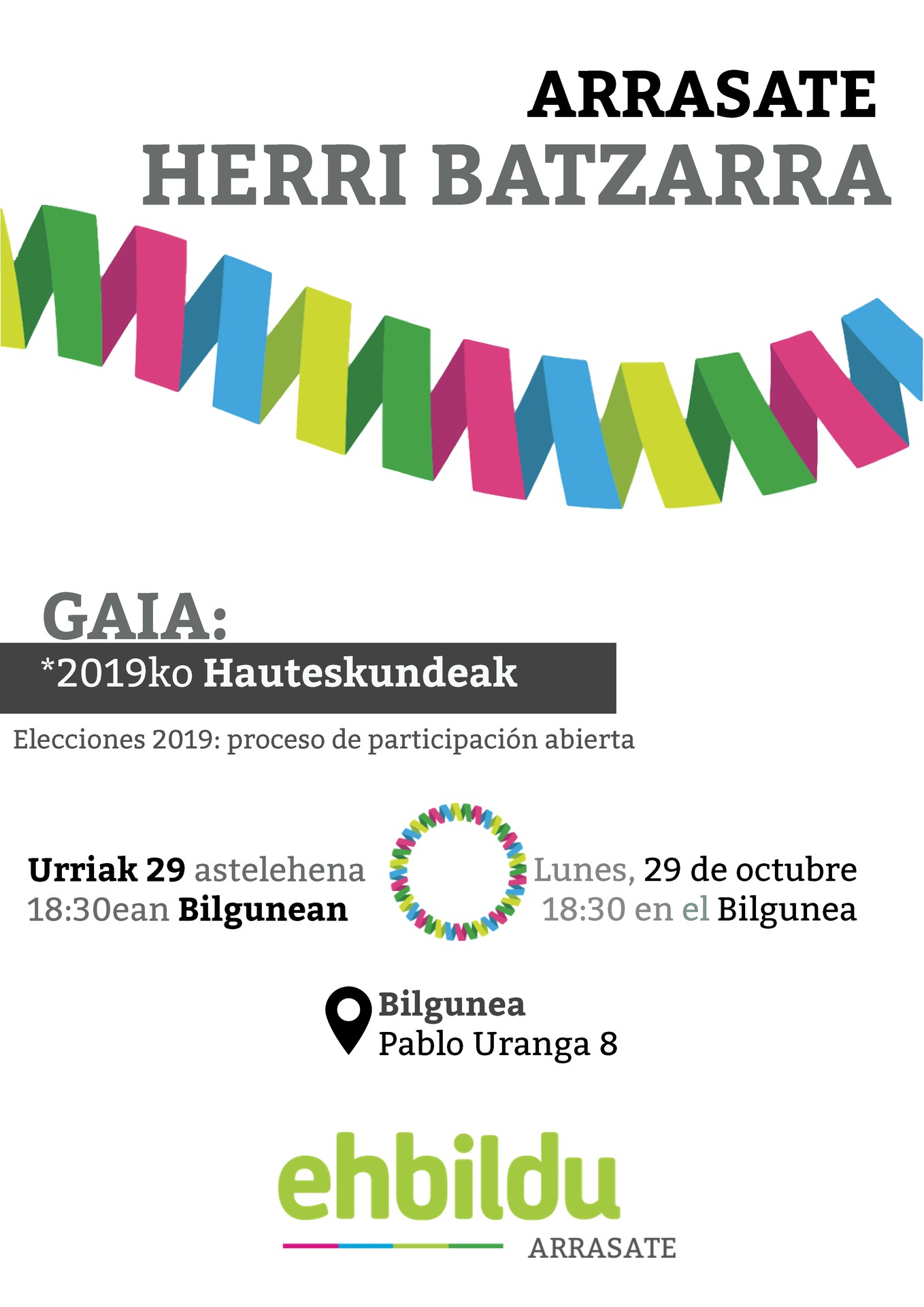 Hauteskundeak prestatzeko Herri Batzarra