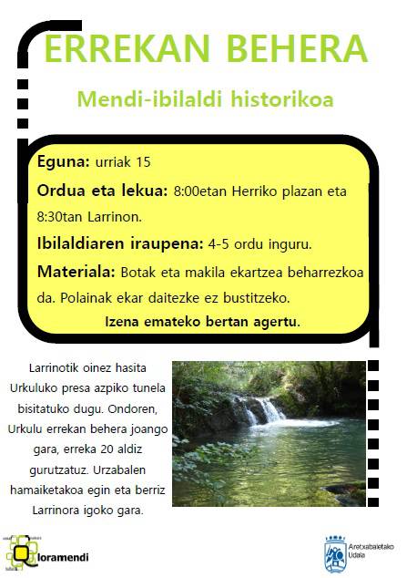 Ibilaldi historikoa Loramendirekin