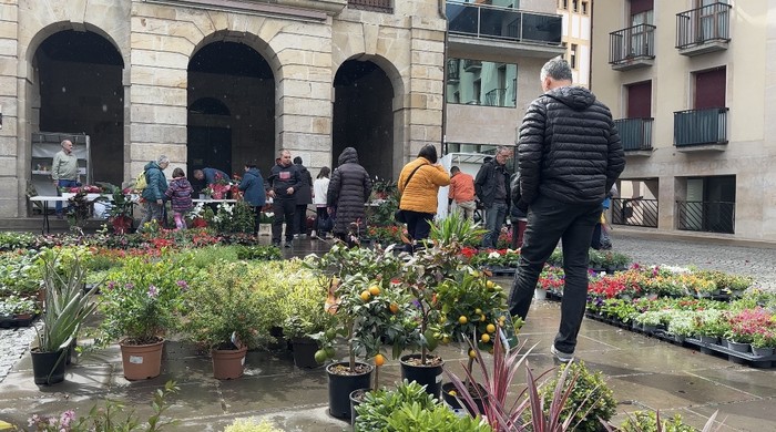 Axtroki Merkatari Elkarteak antolatuta, Loratu lore azoka zapatuan