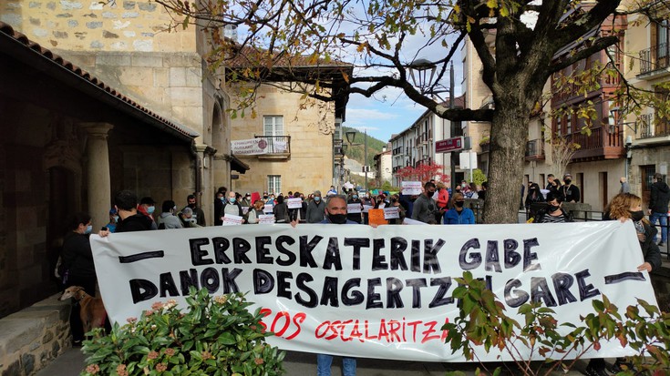 Laguntza eskatu dute ostalariek manifestazioa eginda