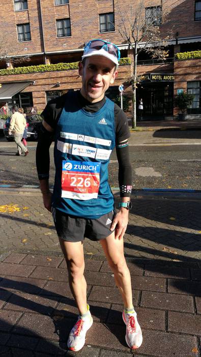Arnaiz: "Aldapa gora jarri zait maratoia, 24. kilometrotik aurrera bakarrik joan naiz-eta"