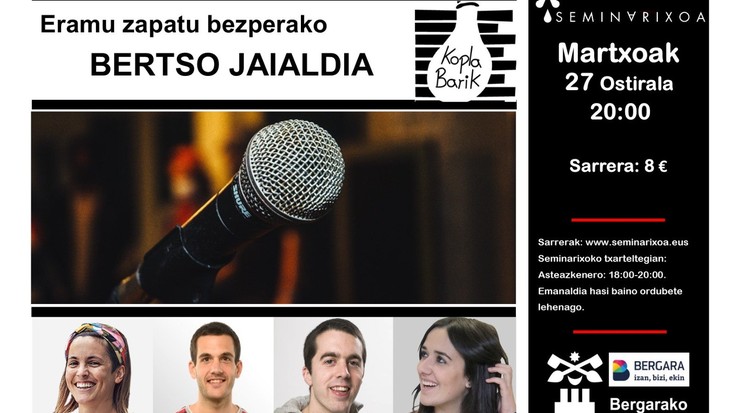 Erramu-zapatu bezperako bertso-saioa