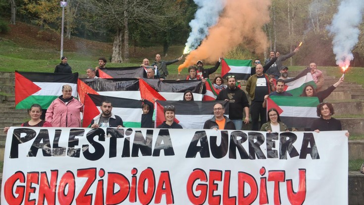 Palestina herriari elkartasuna adieraziz agurtu da Beste bat! St. Pauli-Mondra taldea