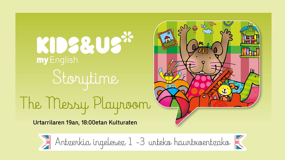 Ingelesezko antzerkia 1-3 urte bitarteko haurrentzat Kids&Us-en eskutik