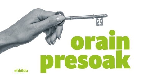 Orain Presoak! EH Bilduk bat egin du presoen eskubideen alde deitutako mobilizazioekin.