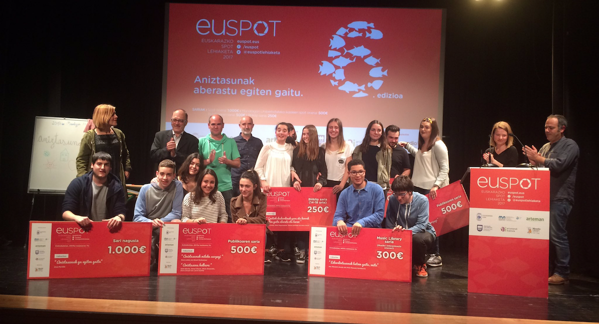 Euspot 2017 lehiaketak markak hautsi ditu