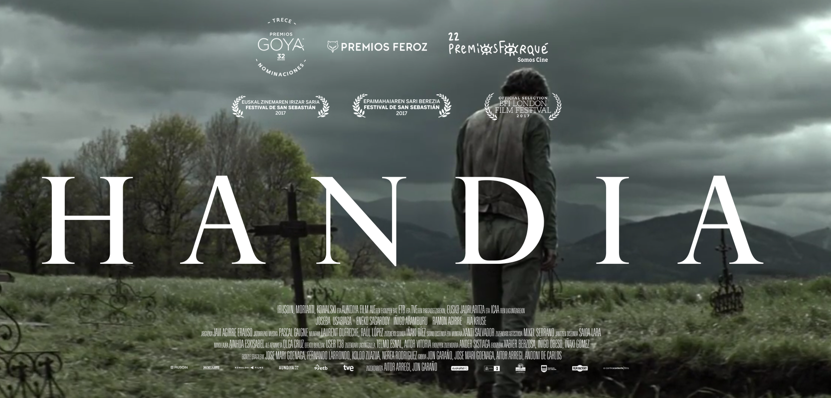 'Handia' film saritua Netflixen egongo da ikusgai maiatzetik aurrera