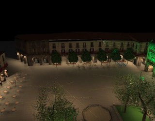Plazako argiteria berritu eta udaletxean argiztapen apaingarria jarriko dute