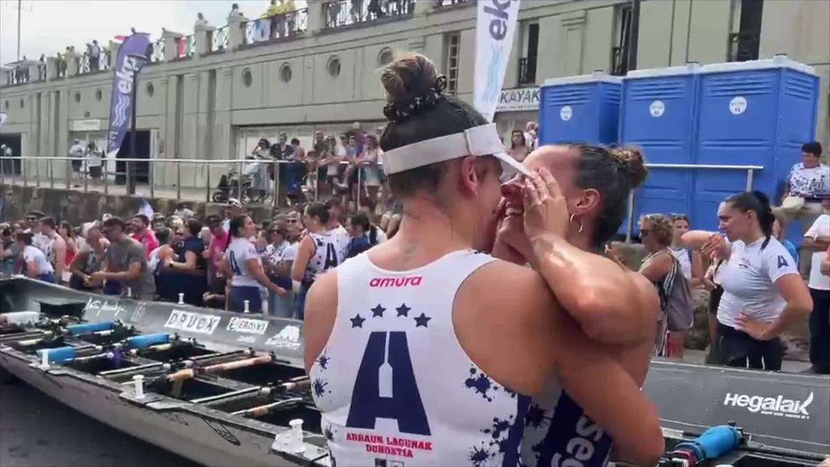 Nerea Agirrezabalen Arraun Lagunakek gertuago dauka Kontxako Bandera