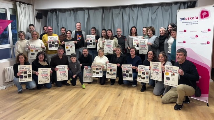 Debagoieneko Euskal Eskola Publikoaren jaia ospatuko da Luis Ezeizan, apirilaren 18an