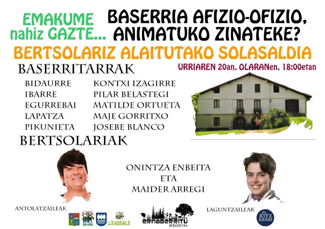 Emakume baserritarren bizipenak gertutik egubakoitzean