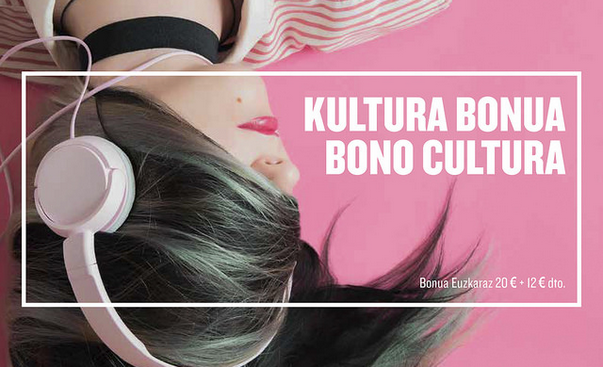 Kultura Bonuarekin 12 euroko hobaria euskarazko produktuetan