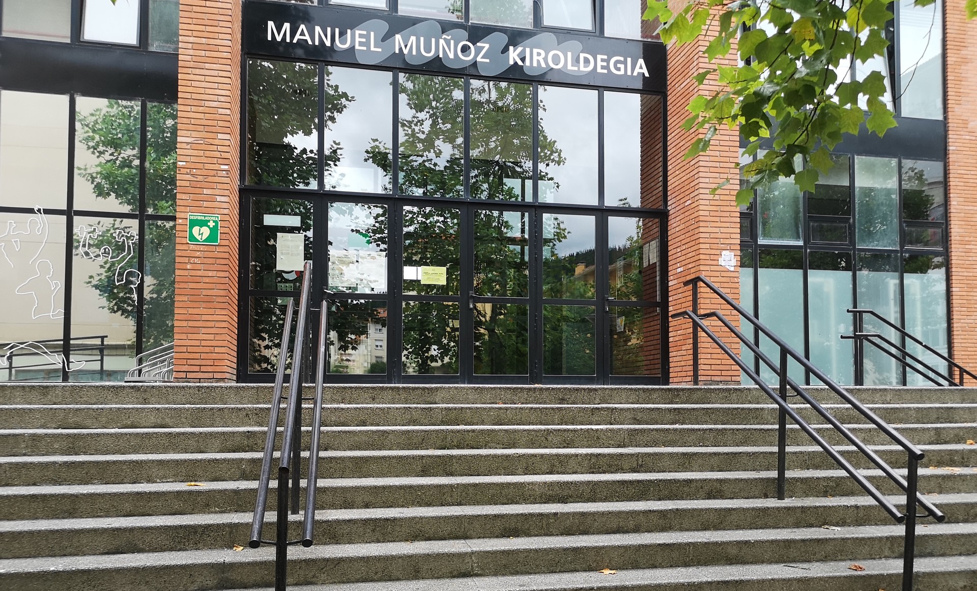 Erabilera protokoloa ezarrita ireki dute, gaur, Manuel Muñoz kiroldegia