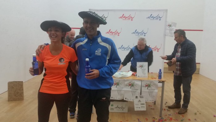 Maider Briongos eta Aitor Yanguas dira Euskadiko squash txapelketako irabazleak