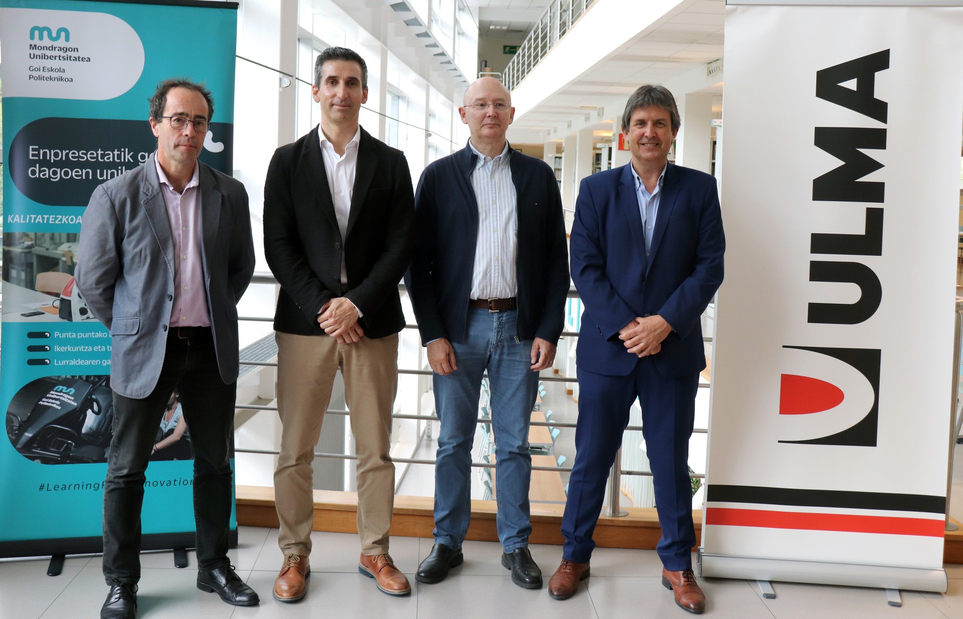Ulmak teknologia industrialen proiektuak bultzatu nahi ditu Mondragon Goi Eskola Politeknikoan