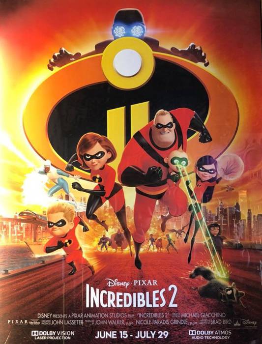 'Los Increibles 2' filmaren emanaldia