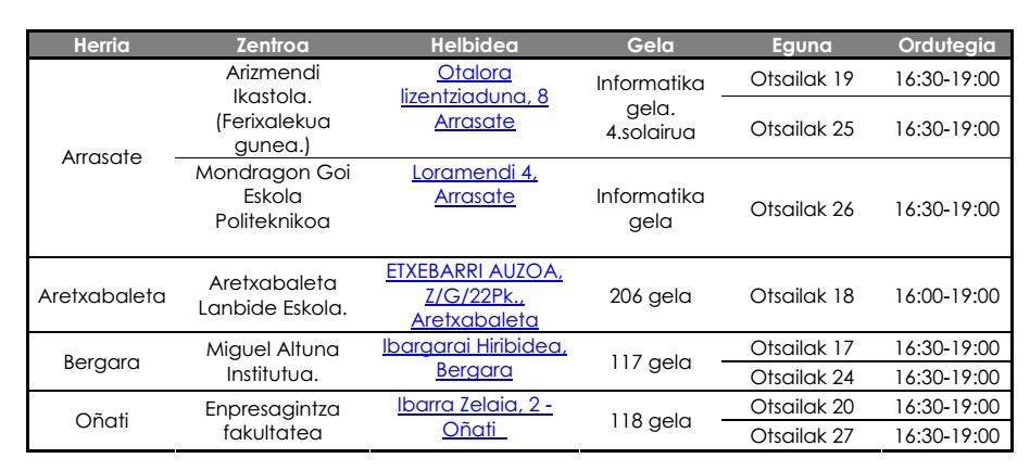 "Nola muntatu eta bidali nire BideoCVa" tailerra h