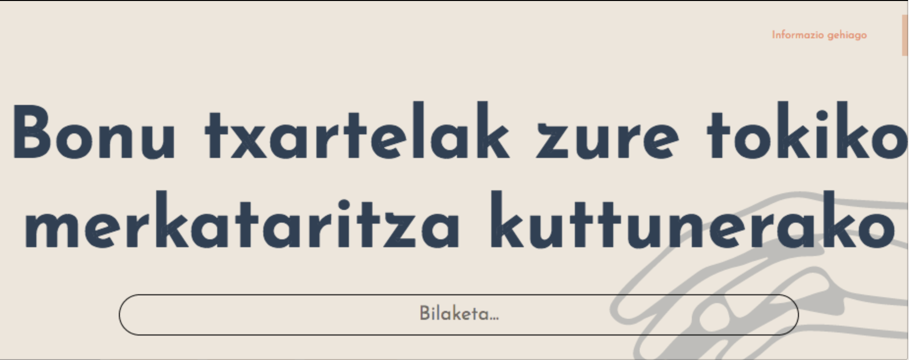 Agortu dira herriko saltokietan gastatzeko 'Kuttuna'-ko bonuak