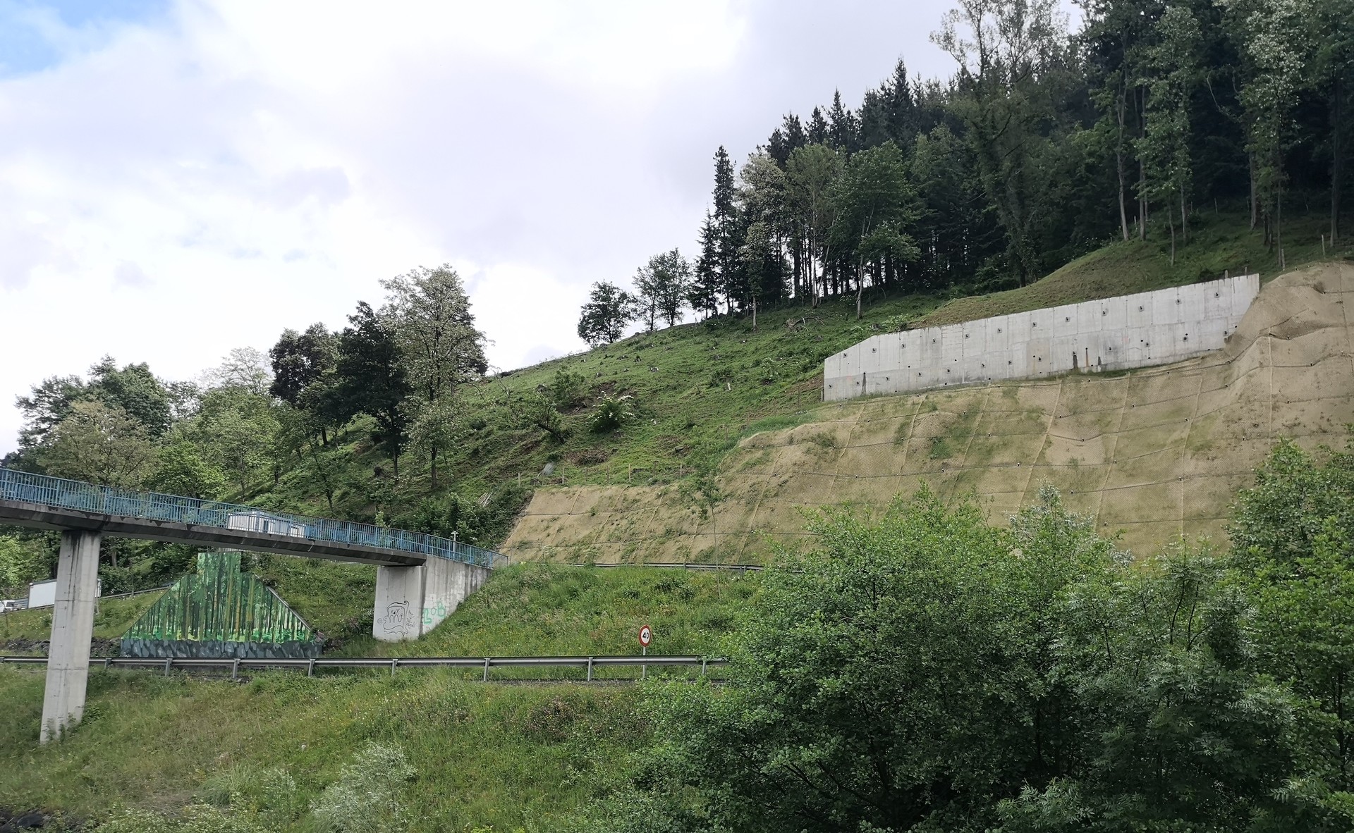 Eskoriatzako bidegorria itxita egongo da hiru egunez