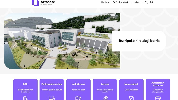 Webgunea berritu du Arrasateko Udalak, "argiagoa eta ulerterrazagoa" izateko asmoz