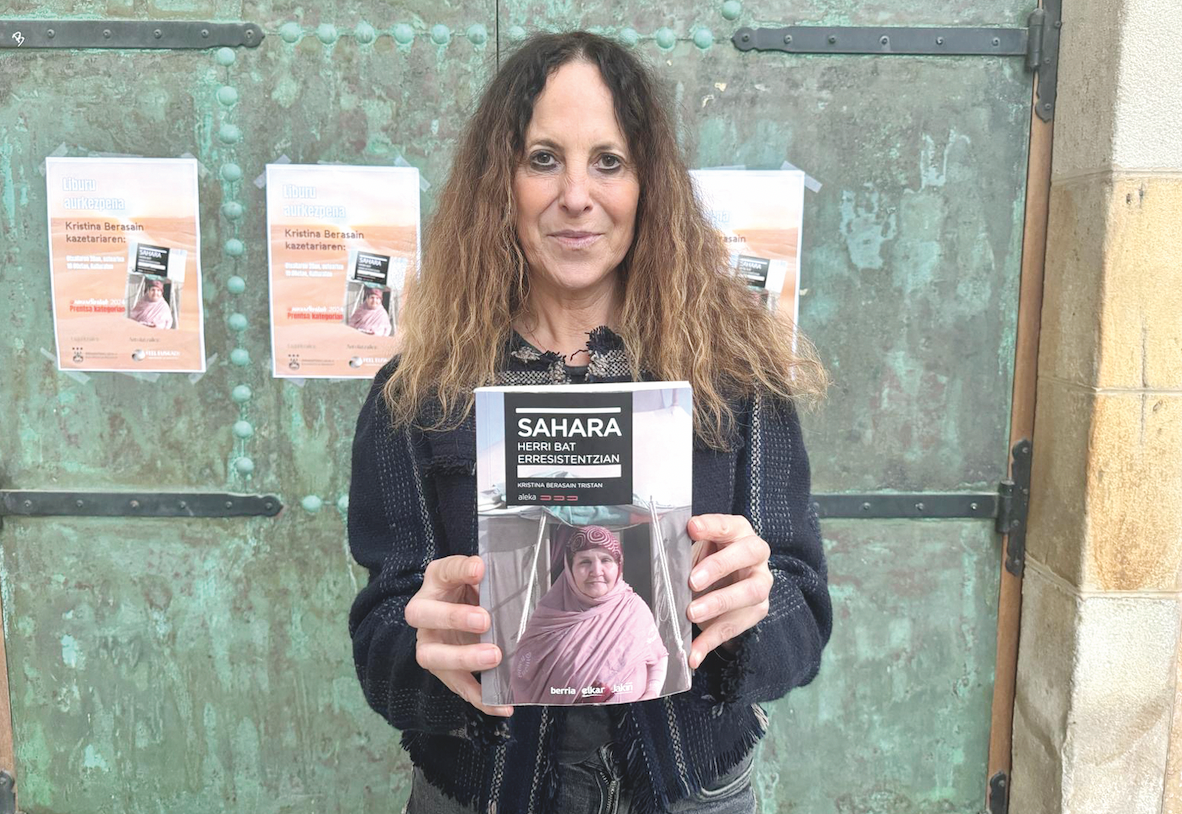 Kristina Berasain: "Saharako historia traizioz betetako historia bat da"
