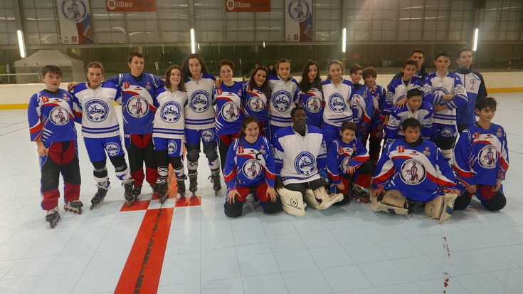 Lerroko patin gaineko Urrezko Liga Nazionalean parte hartu du Burdinola Hockey taldeak