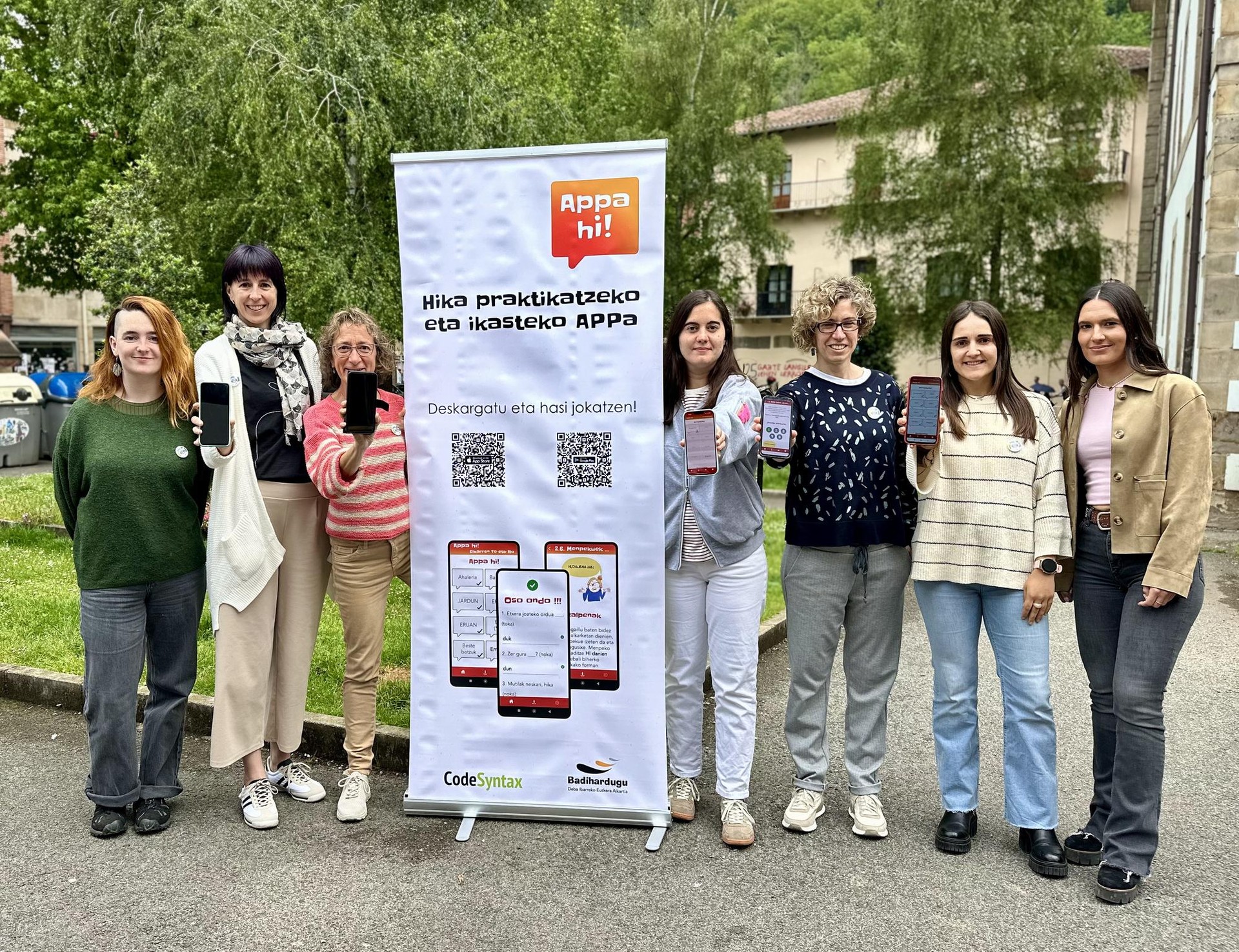 Bergarako hitanoa erabilgarri 'Appa Hi!' aplikazioan