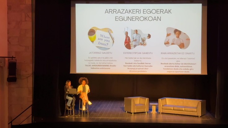 Albisteak: Eskolako jangelei eta hezkuntza arrazistari buruzko jardunaldiak asteburuan Bergaran