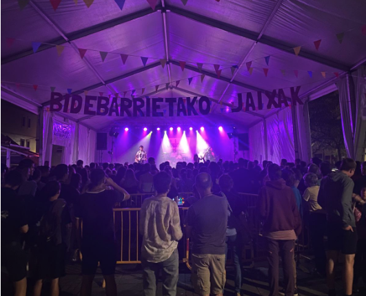 Adin tarte guztientzako ekintzak, asteburuan, Bidebarrietako jaietan