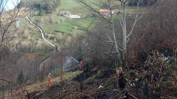 Sute txikia izan da goizaldean Elgetako Goimendi auzoan