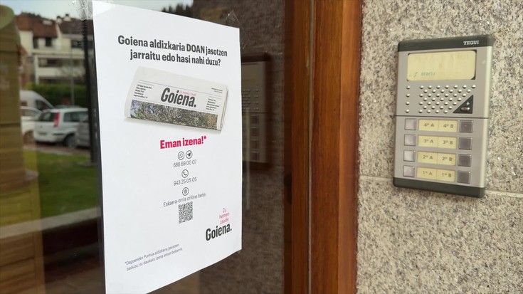GOIENA aldizkaria jasotzen jarraitu nahi duten aretxabaletarrek eskaera berritu behar dute