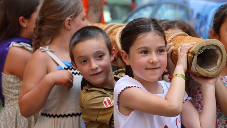 Txikienek ere jaso dute makala, Eguzkilaru Egunean