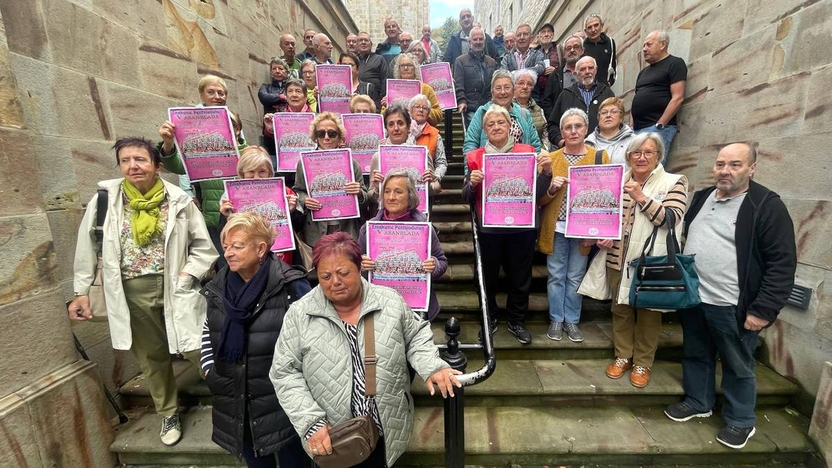 Bergarako pentsiodunen deia Bilboko manifestaziorako eta Gasteizko emakumeen biltzarrerako