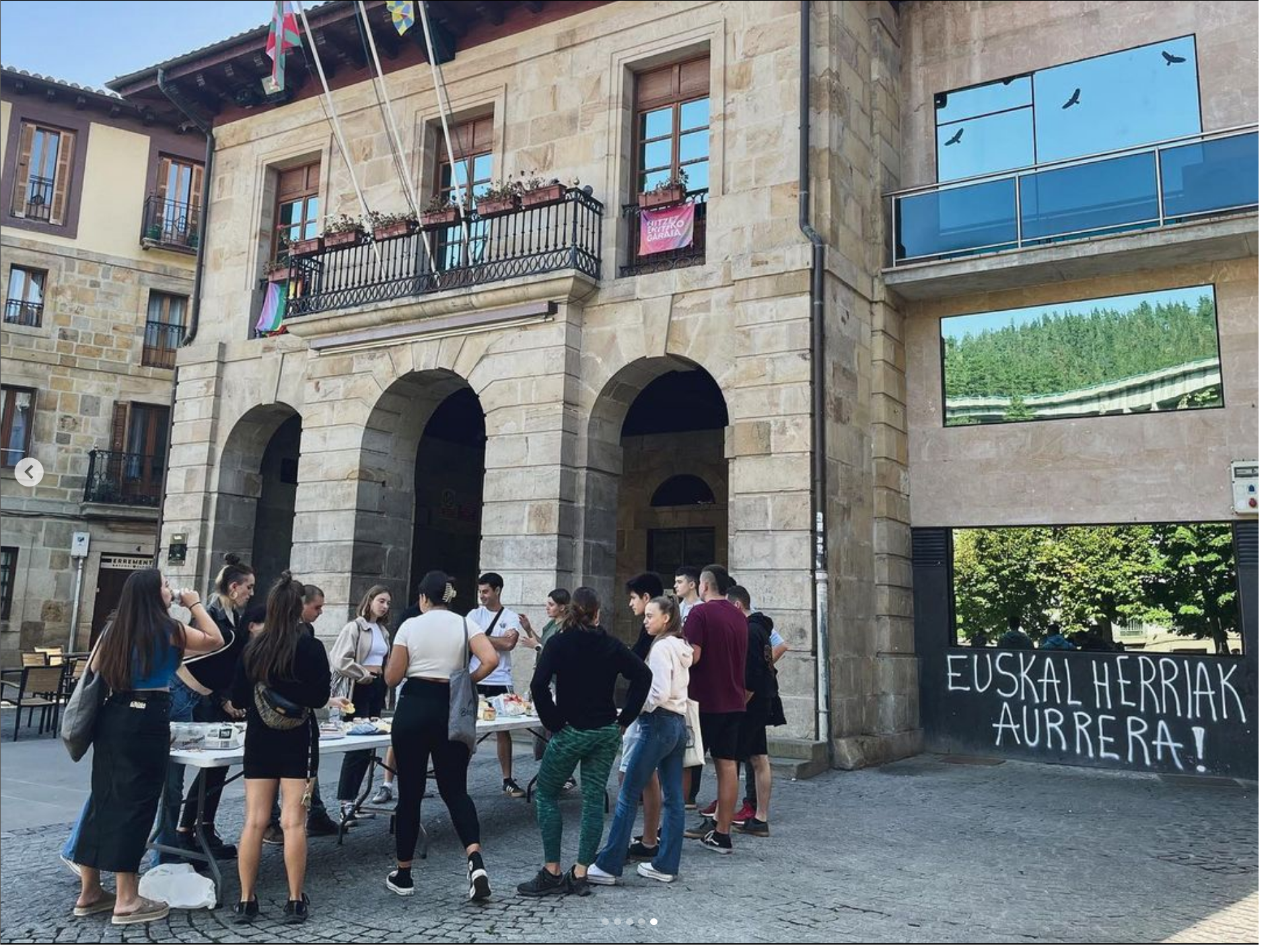 Itzartu Gazte Asanbladaren urteurren ospakizuna