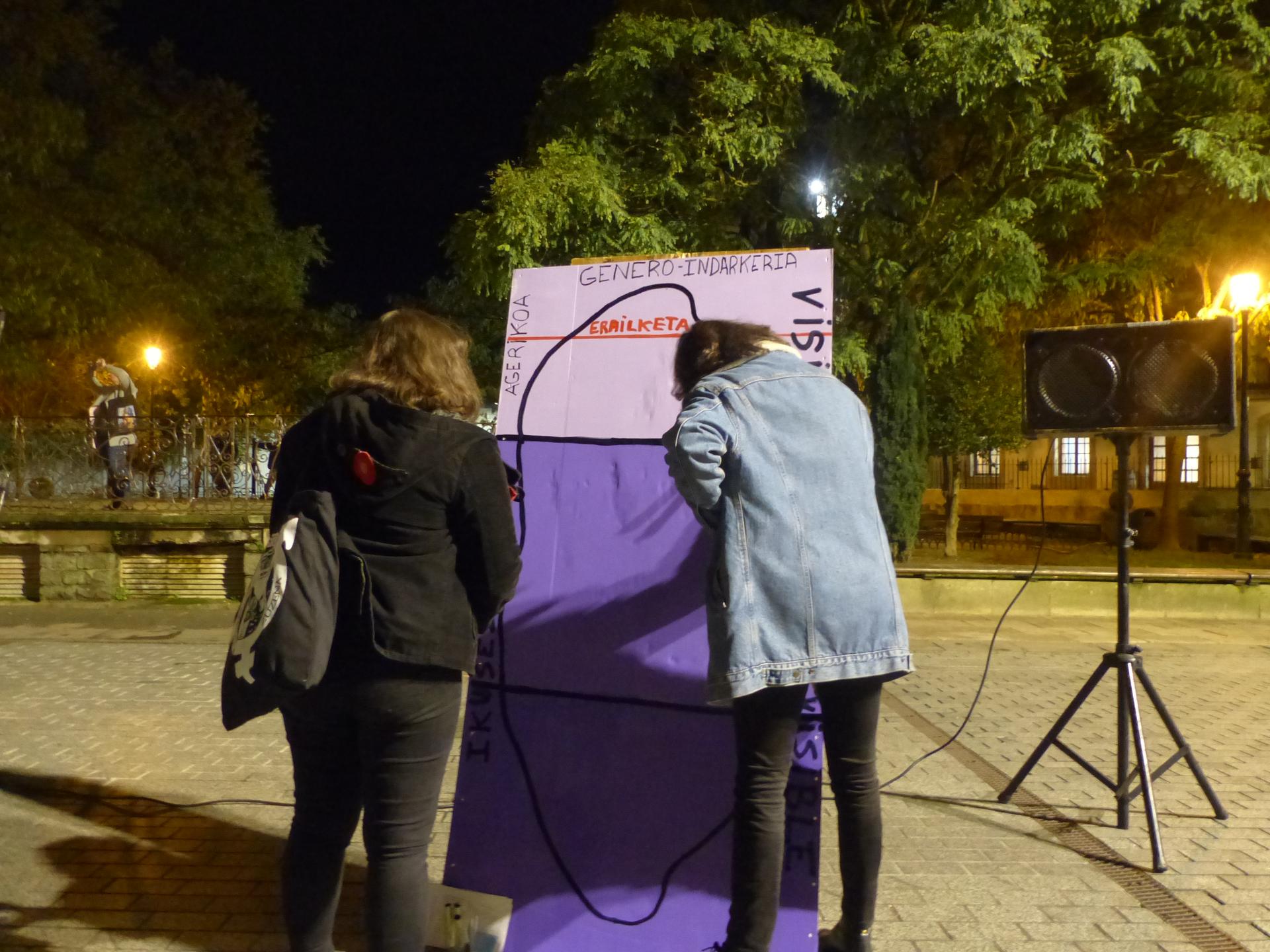 Lapiko-jotzea eta elkarretaratzea Oñatin gaur, azaroak 25