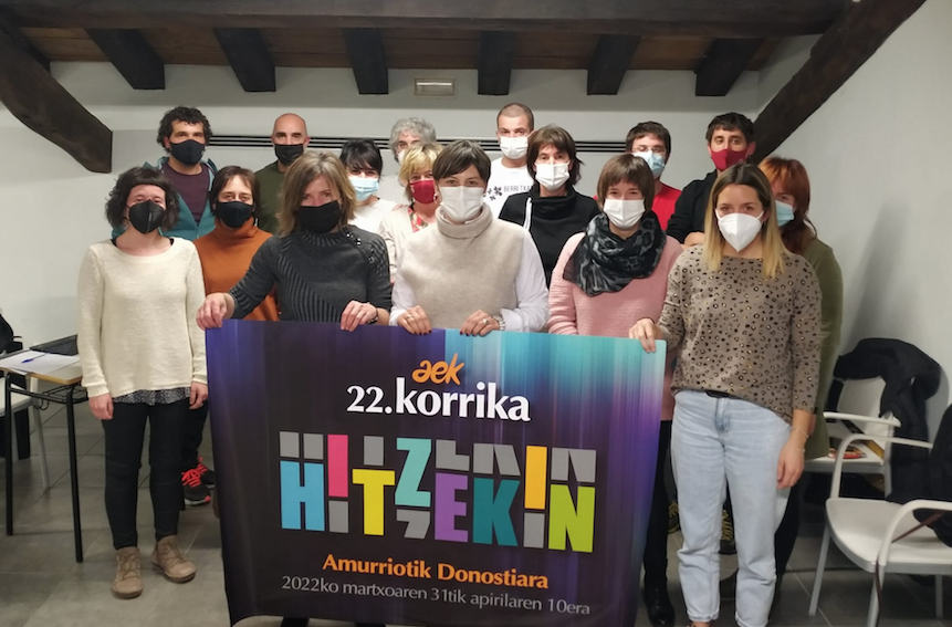 Martxan da Arrasateko Korrika batzordea