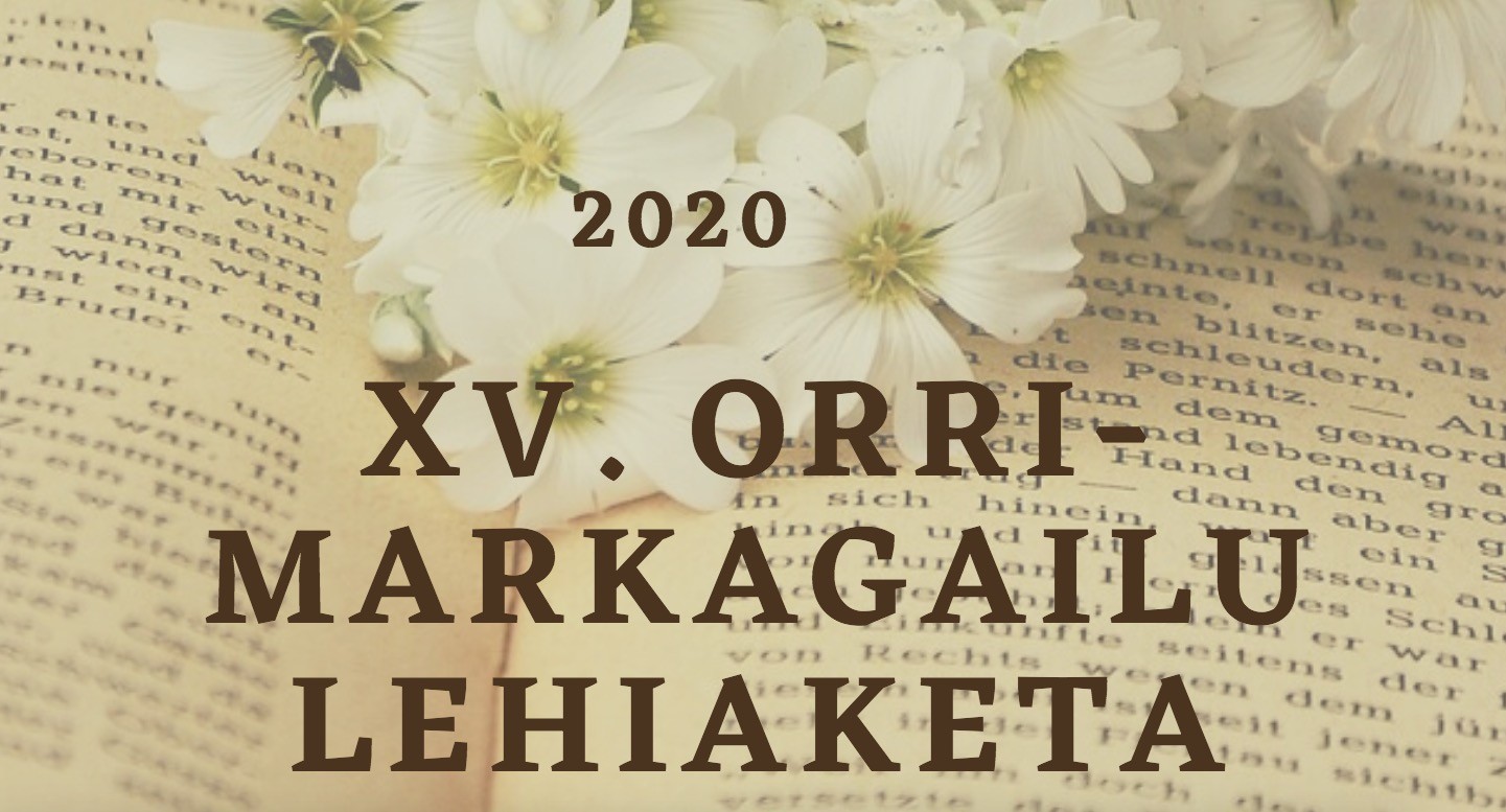 Orri-markagailuen lehiaketako lanak azaroaren 26ra arte aurkez daitezke