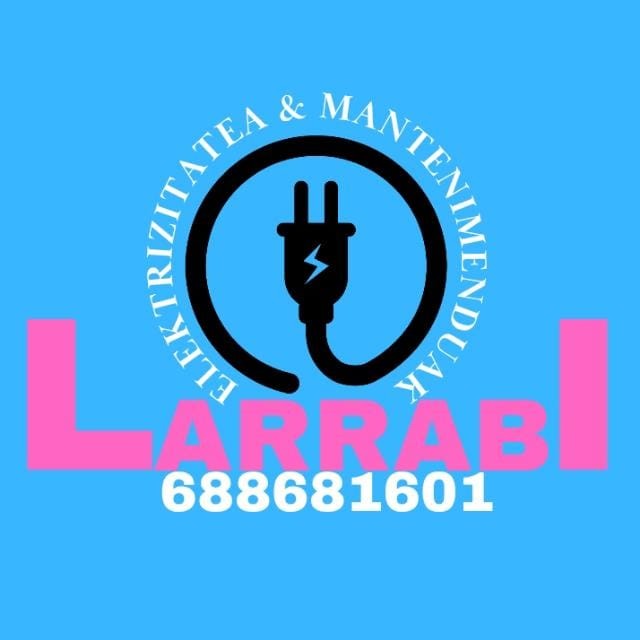 Larrabi elektrizitatea eta mantenimenduak logotipoa