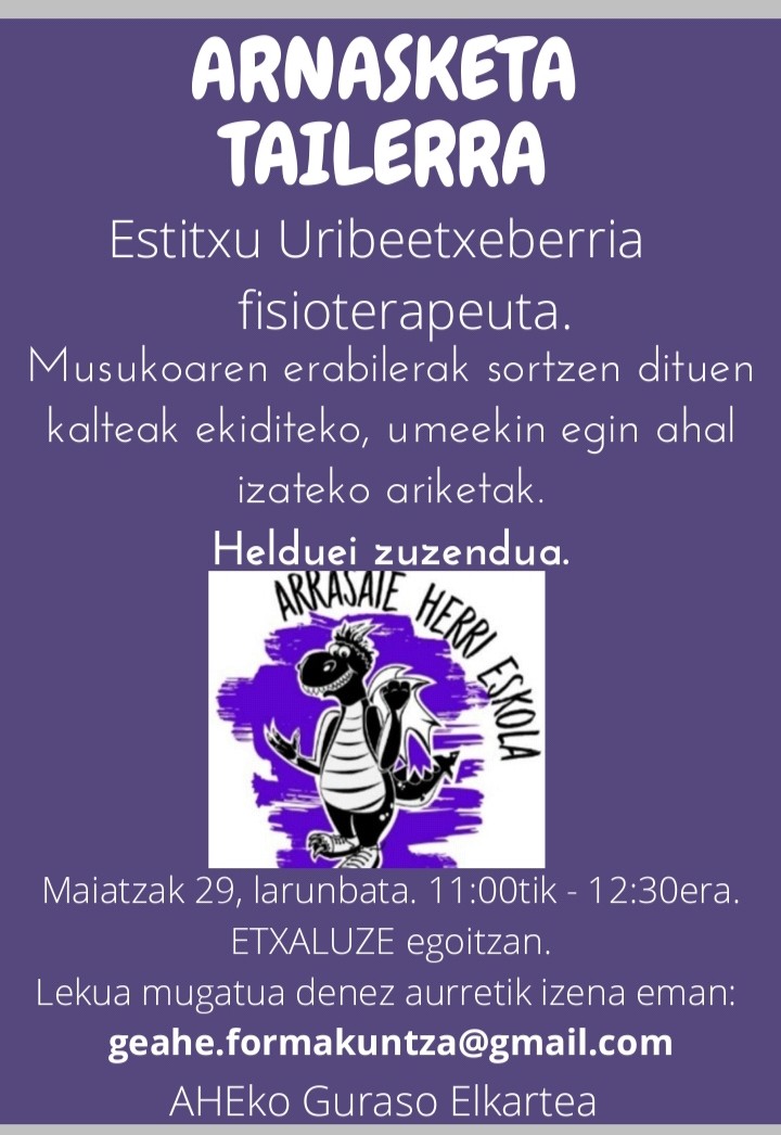 Arnasketa tailerra