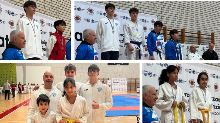 Eskolarteko karate txapelketan hainbat domina eskuratu dituzte UDAkoek