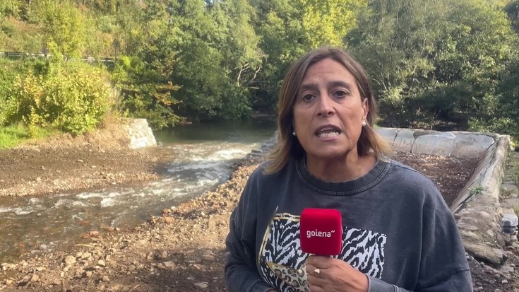 Hainbat presa eraitsi dituzte Deba ibaian