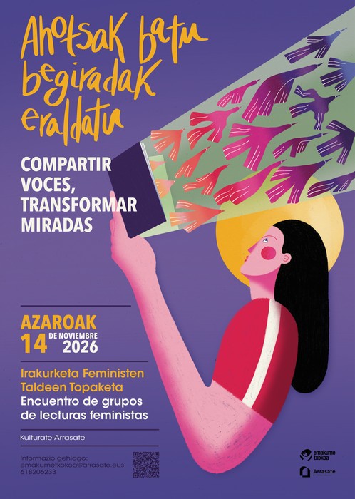Irakurketa feminista taldeen topaketa: 'Ahotsak batu, begiradak eraldatu'