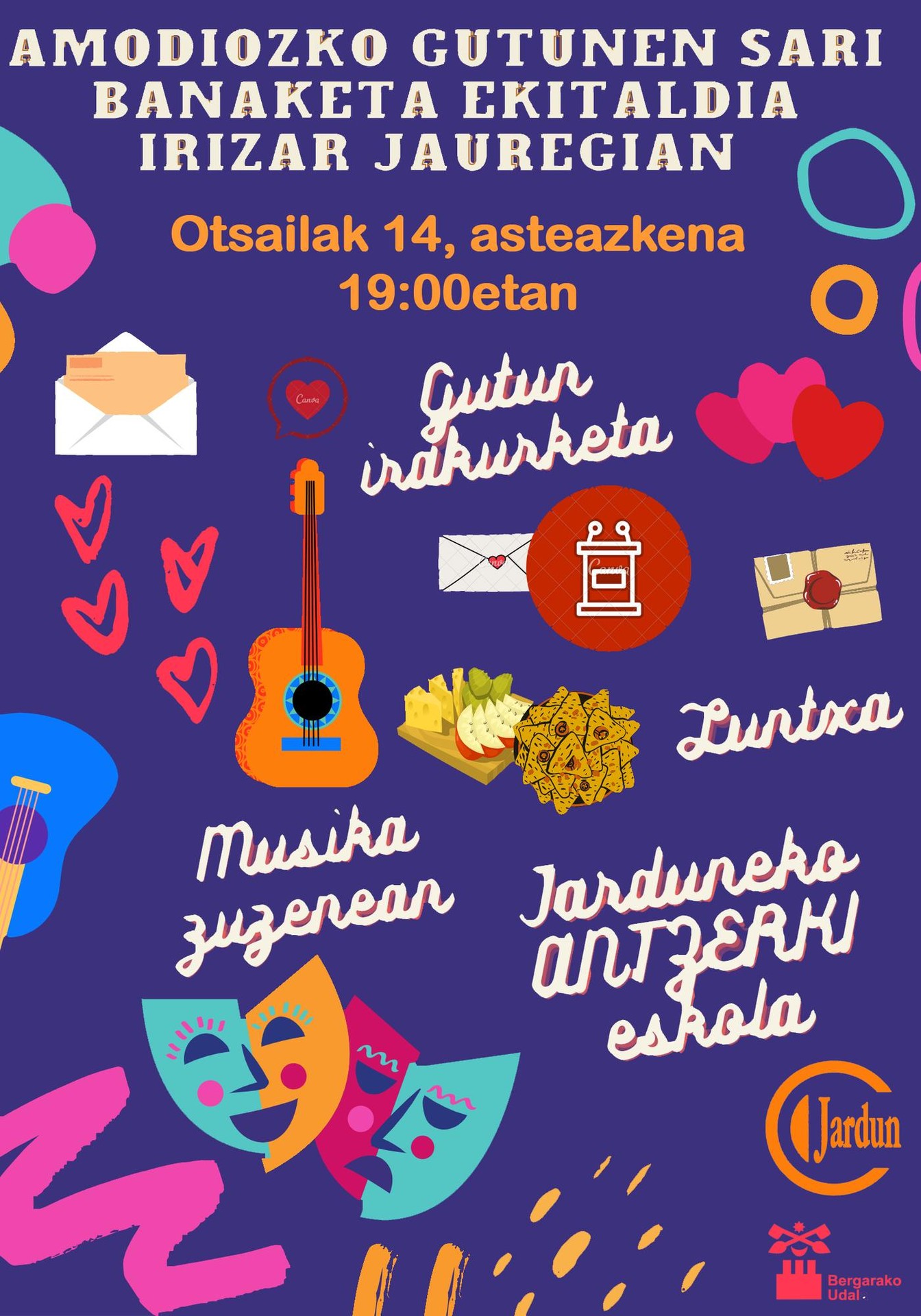 AMODIOZKO GUTUNEN SARI BANAKETA EKITALDIA