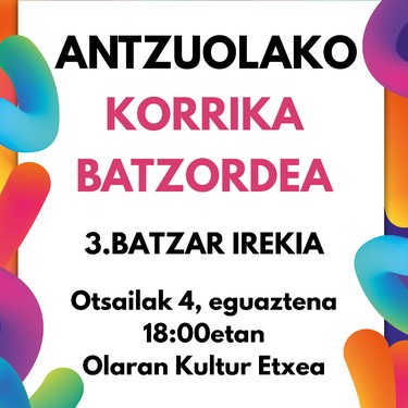 Korrika batzordearen batzarra