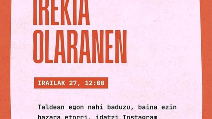 Idolaz Aisialdi Taldearen bilera irekia