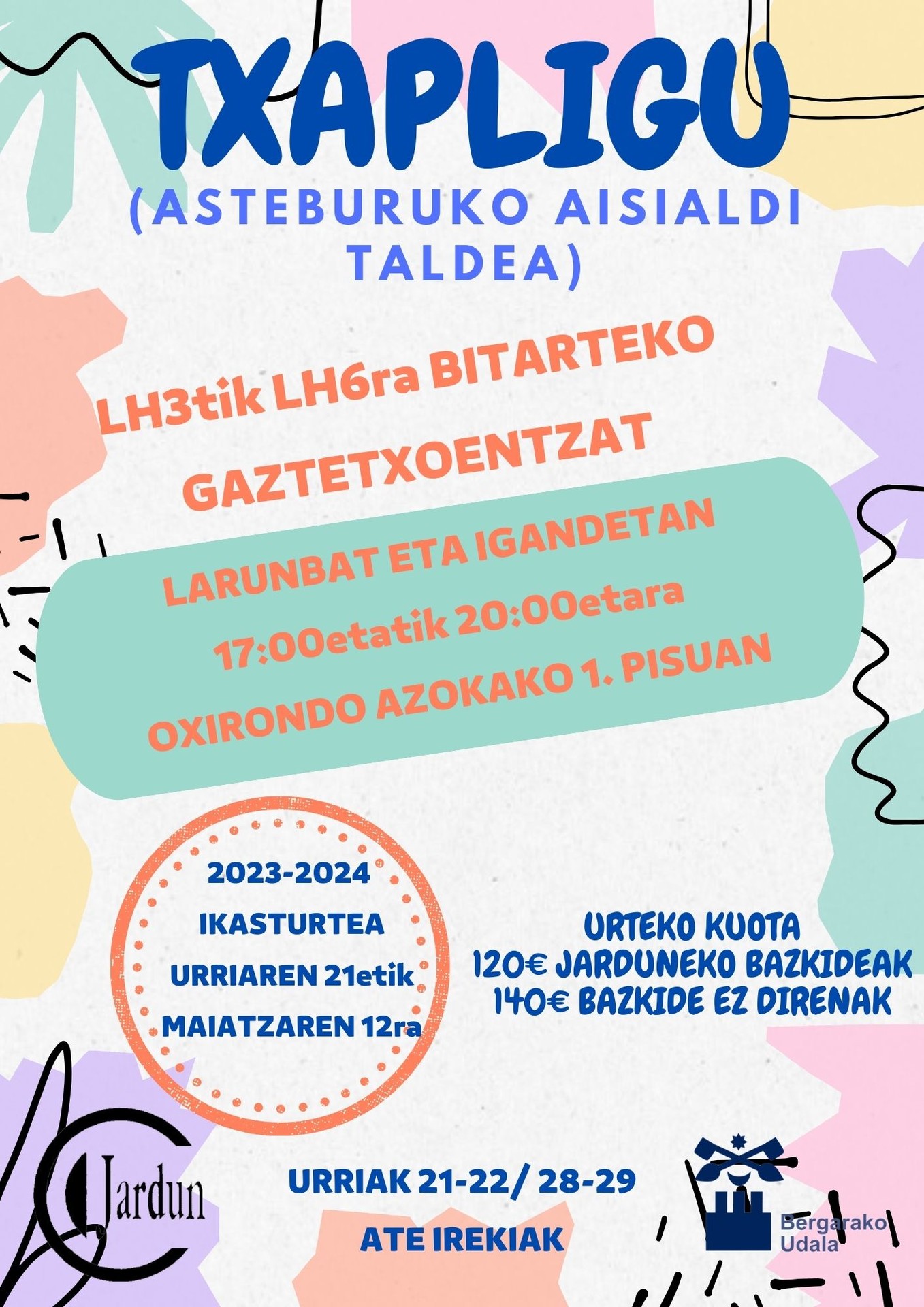TXAPLIGU 2023/24 IKASTURTE BERRIA