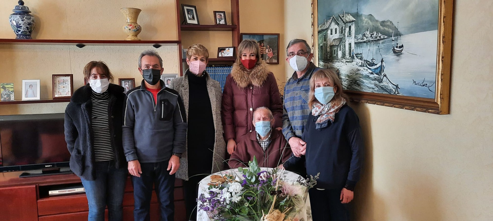 Arrasaten bizi den Lorenzo Gallardok 100 urte bete ditu